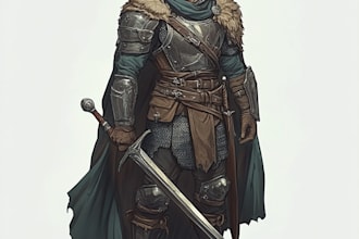 design your dnd character picture 2 d drawing