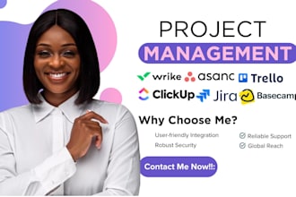 setup wrike asana clickup smartsheet notion trello airtable jira zoho basecamp