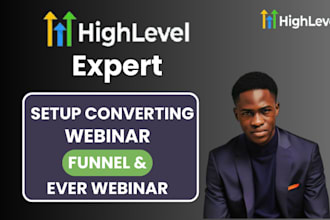 gohighlevel website, sales funnel, CRM workflow automation ai ghl webinar funnel