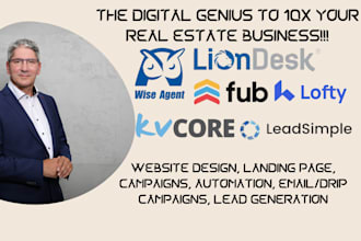do kvcore website chime liondesk follow up boss kv core CRM wise agent campaign