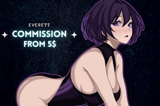 anime style fanart, video game or nsfw