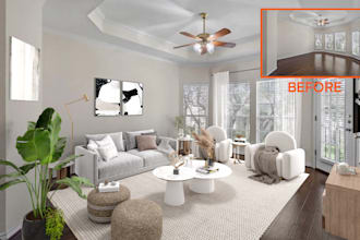 do virtual staging for your real estate listing