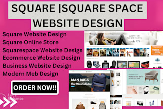 design redesign square ecommerce online store business website product upload