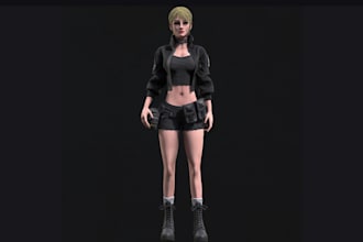 create human model,shapr3d,stylized model,dazstudio 3d,texture,3d wd rigging