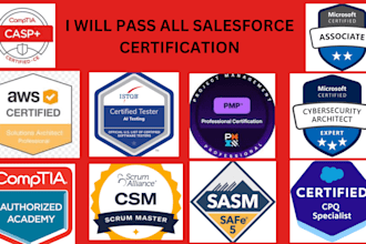 help you pass comptia, microsoft, salesforce, pmp, AWS, scrum certification