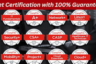 help you get comptia a, network, cysa and all comptia certifications