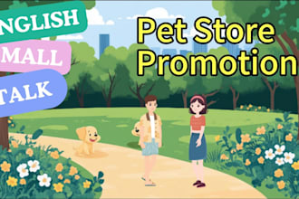 promote your pet store, cloth, food, website and product marketing