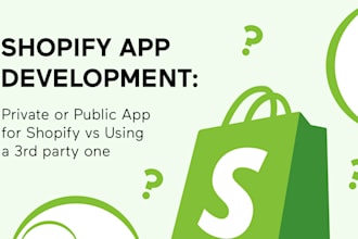 build shopify app,shopify public app and private app,shopify API integration