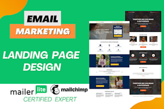 create mailerlite mailchimp getresponse landing page automation forms newsletter
