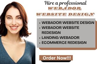 redesign webador website webador SEO webador ecommerce online store redesign