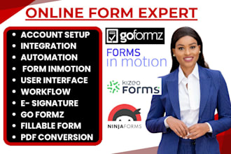 build jotform kizeo forms pandadoc docusign goformz zoho sign e signature