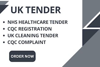 win uk tender, cleaning tender, cqc registration, nhs healthcare tender