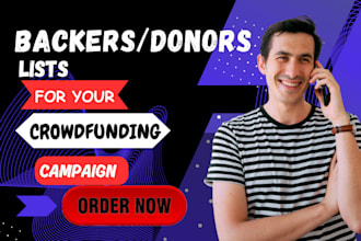 generate real and active backers list for your crowdfunding campaign