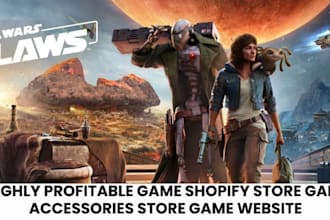 design 72hrs dynamic game shopify store game accessories store game website
