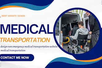 design non emergency medical transportation website medical transportation