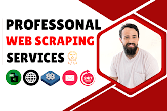 web scraping, data scraping, data collection, scraping up to 50k in 24hr