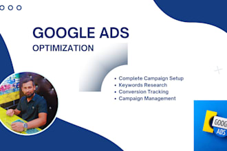 setup and manage your google search PPC ads and display ads
