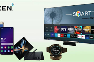 develop custom iptv app, samsung tizen, ott app, vod and live streaming app
