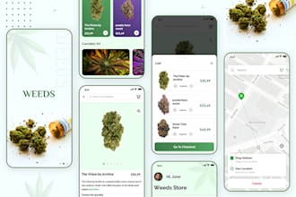 develop marijuana delivery app, cbd website, weed app, cannabis delivery app,