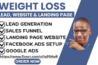 do weight loss leads weight loss landing page weight loss semaglutide website
