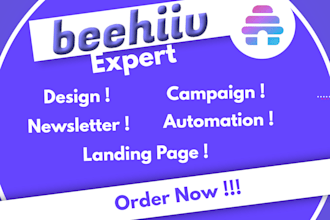 setup beehiiv newsletter, design beehiiv landing page, beehiiv email template