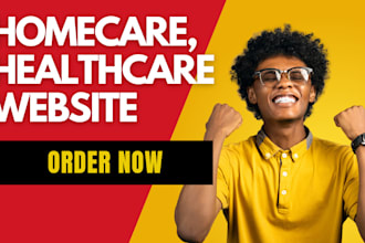 design healthcare staffing agency website, healthcare website, homecare website
