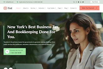 design responsive accounting website bookkeeping website finance investment web