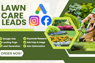 setup google ads to generate junk removal leads, lawncare, junk removal website