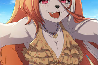 draw furry art, fursona, original furry character, anthro, sfw, nsfw for you