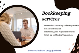 do quickbooks online bookkeeping cleanup setup reconciliation