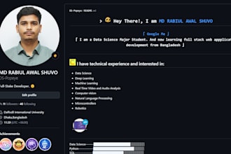 create an impressive github profile