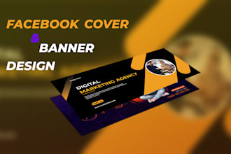 design facebook cover linkedin twitter and social media banners or head