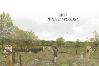 create landscape visualisations, render, collage