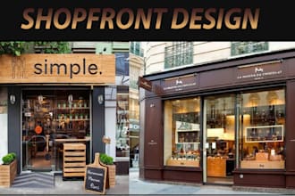 create amazing window graphics, creative shop or store front sign window sticker