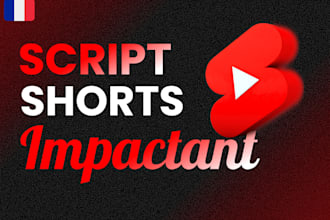 write your shorts script in french