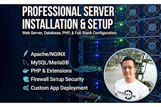 install setup linux apache nginx webmin mysql into your vps server hosting