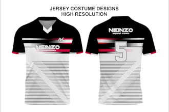 do custom jersey design or sublimation design
