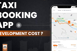 build taxi booking app, uber app, carpooling app, ridesharing app