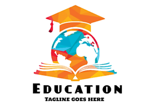 design education logo for school college university