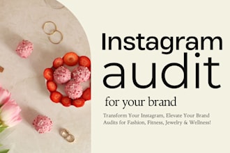 audit your fashion or wellness instagram