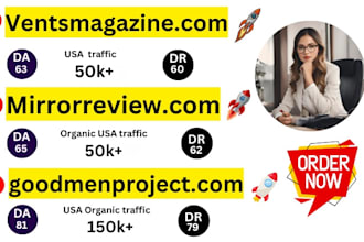 write publish article on ventsmagazine,com mirrorreview,com good men project,com
