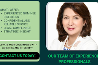 our team will do amazing nominee director for your company