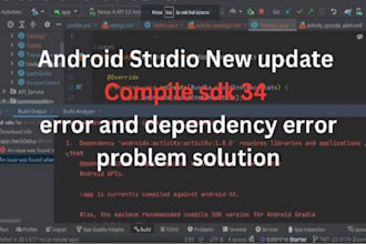 upgrade android source code into 34sdk