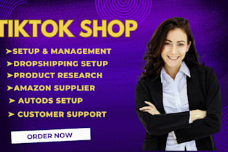 set up tiktok shop dropshipping, manage tiktok shop, affiliate marketing
