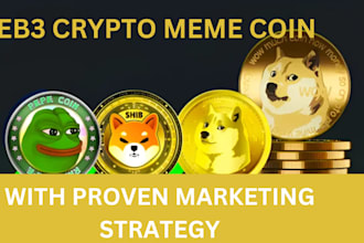 promote web3 crypto meme coin with proven marketing strategy