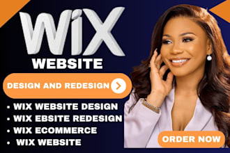 redesign wix website, design wix website, redesign wix website landing page