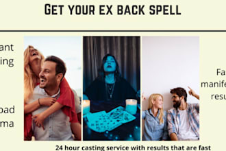 cast powerful fast love spell, instant love spell, get ex back spell, get ex