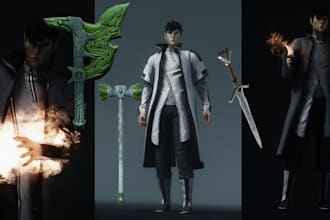 create your skyrim game clothing, weapon and armor for unreal engine games