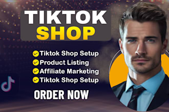 setup tiktok shop, tiktok ads, and do tiktok marketing