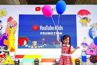 do organic USA kids youtube promotion viral video marketing channel SEO